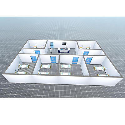 購入 Huuao ISO 8 Standard Medical Filling Machine Cleanroom Modular Clean Room Solution online manufacture