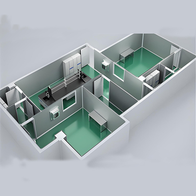 購入 Huuao ISO1-ISO8 Modular Cleanroom for Pharmaceutical Clean Room Partitions 50/75mm Thickness Z Lock EPS Sandwich Panel Cleanroom projects online manufacture