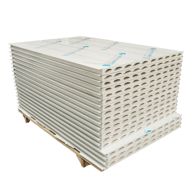 購入 Huaao Fireproof Waterproof Aging Resistant Deformable and Easy Splicing of Magnesium Sulfide Purification Color Steel Sandwich Panel online manufacture