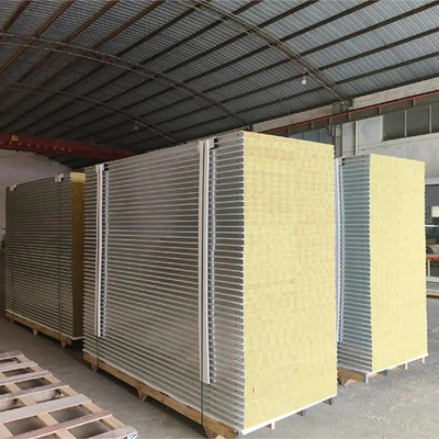 購入 Huaao 50 mm 75 mm 100 mm Customized Metal Sandwich Panels Heat Sound Insulation Clean Room Rock Wool Slate Rock Wool for Insulation online manufacture