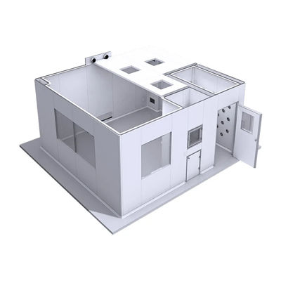 購入 Huaao Pharmaceutical Clean Booth Sandwich Panel Ceiling Modular Clean Room Solutions for GMP Dust Free Cleanroom Project/Electric Industry/ISO4-8 online manufacture