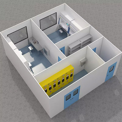 購入 Huuao クリーンルームメーカー GMP規格 モジュール式クリーンルームプロジェクト サプライヤー 病院室/手術室向け 粉体塗装スチールパネル クリーンルームプロジェクト 製薬用 online manufacture