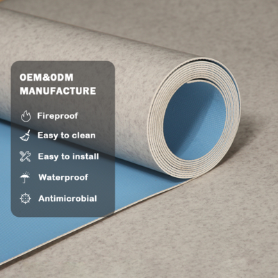 ホアオ 防水 2mm PVC ビニール 床 ロール 家庭 リビング 室内用 プラスチック 床 2mm ビニール 床 防水 床 ロール 室内 床