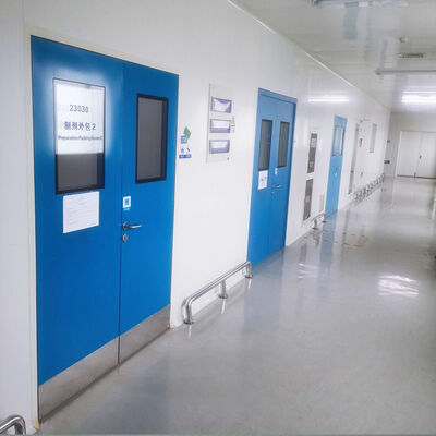 HUAAO モダン・モジュール式クリーンルーム・パーティション・ワークショップ 製薬用 カスタマイズされたISO5-9 迅速な設置 防火 環境に優しい