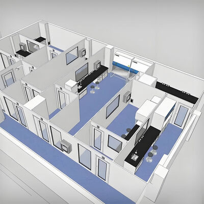 HUAAO フラットパック コンテナ 病院 移動式 プリファブリック コンテナ 病院用 コンテナ 病院 診療室 検査室 クリーンルーム カスタマイズ ソリューション